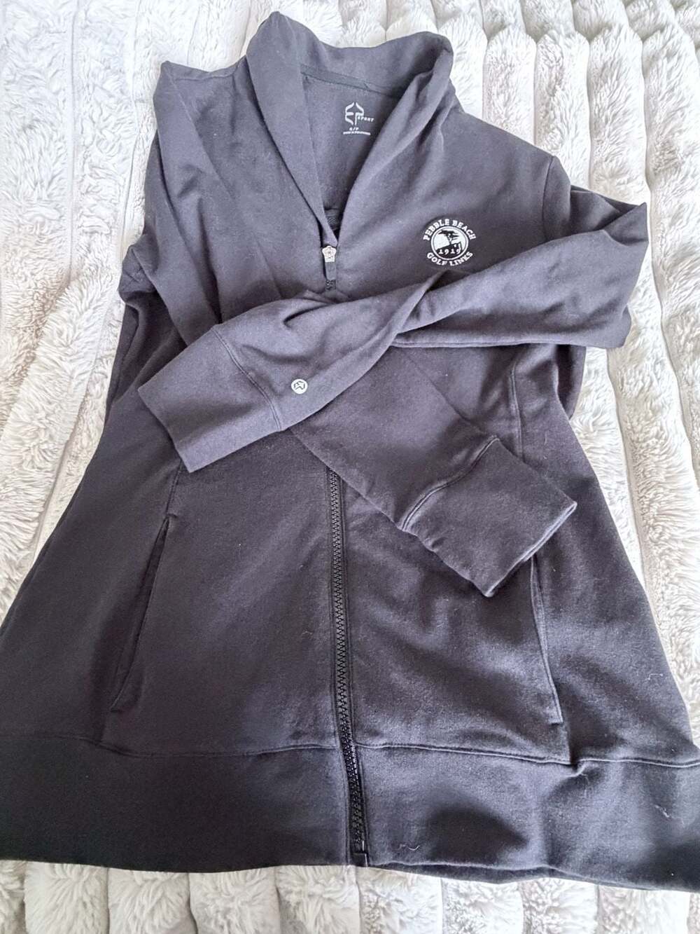 EP Sport Pebble Beach Golf Links Full Zip Jacket Women's Size Small